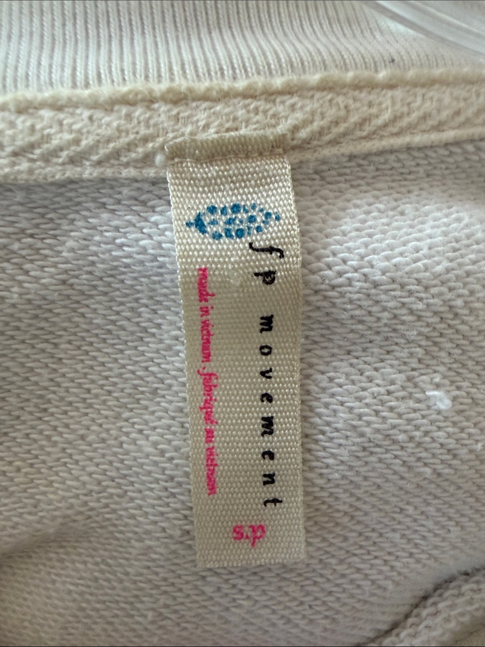 “FREE PEOPLE” Oversized Women’s Sweatshirt with Pockets - Picture 5 of 5